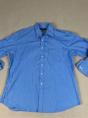 members mark dress shirts Member's Mark | Shirts | Members Mark Mens Blue Striped Dress Shirt Size L  6 12 33 Button Up